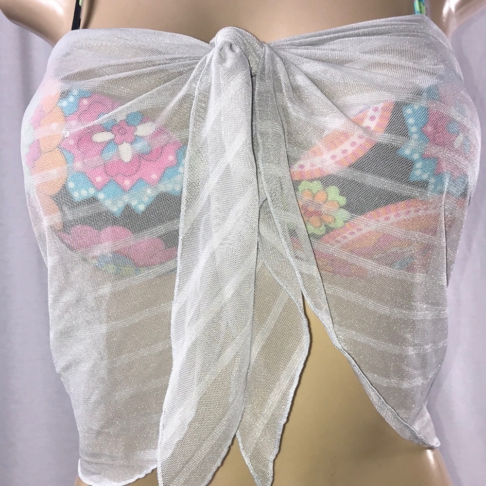 Zuliana Striped Short Sarong Made in USA